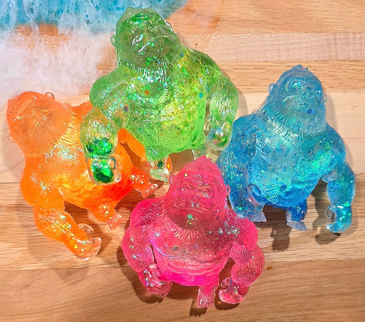 GLITTER GORILLA SQUISHY