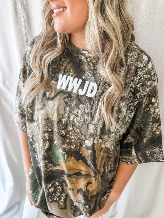 PUFF WWJD CAMO TEE