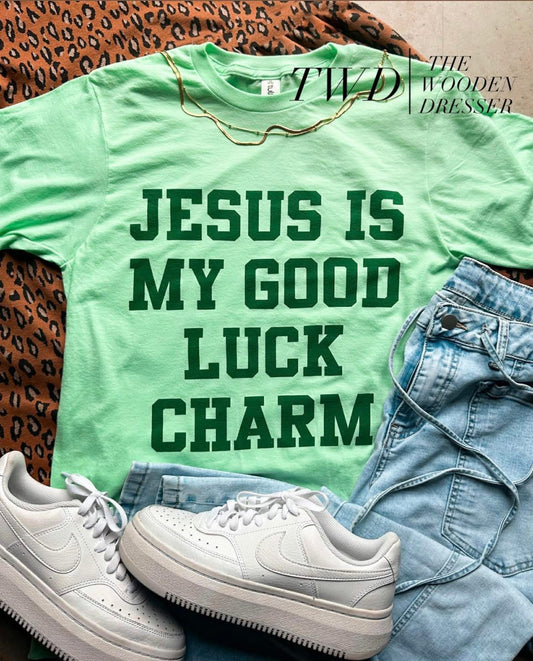 JESUS IS MY GOOD LUCK CHARM