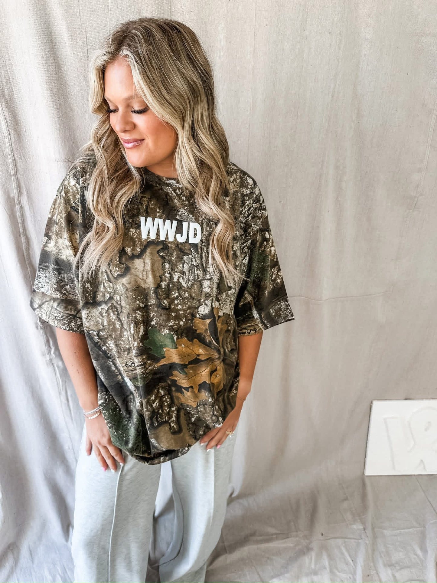 PUFF WWJD CAMO TEE