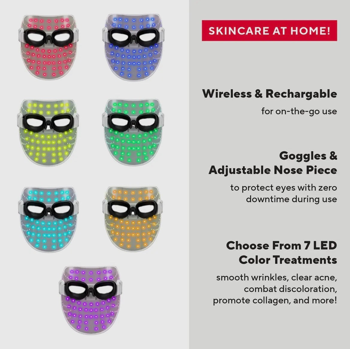 MIRABELLA MEDICAL GRADE LED MASK