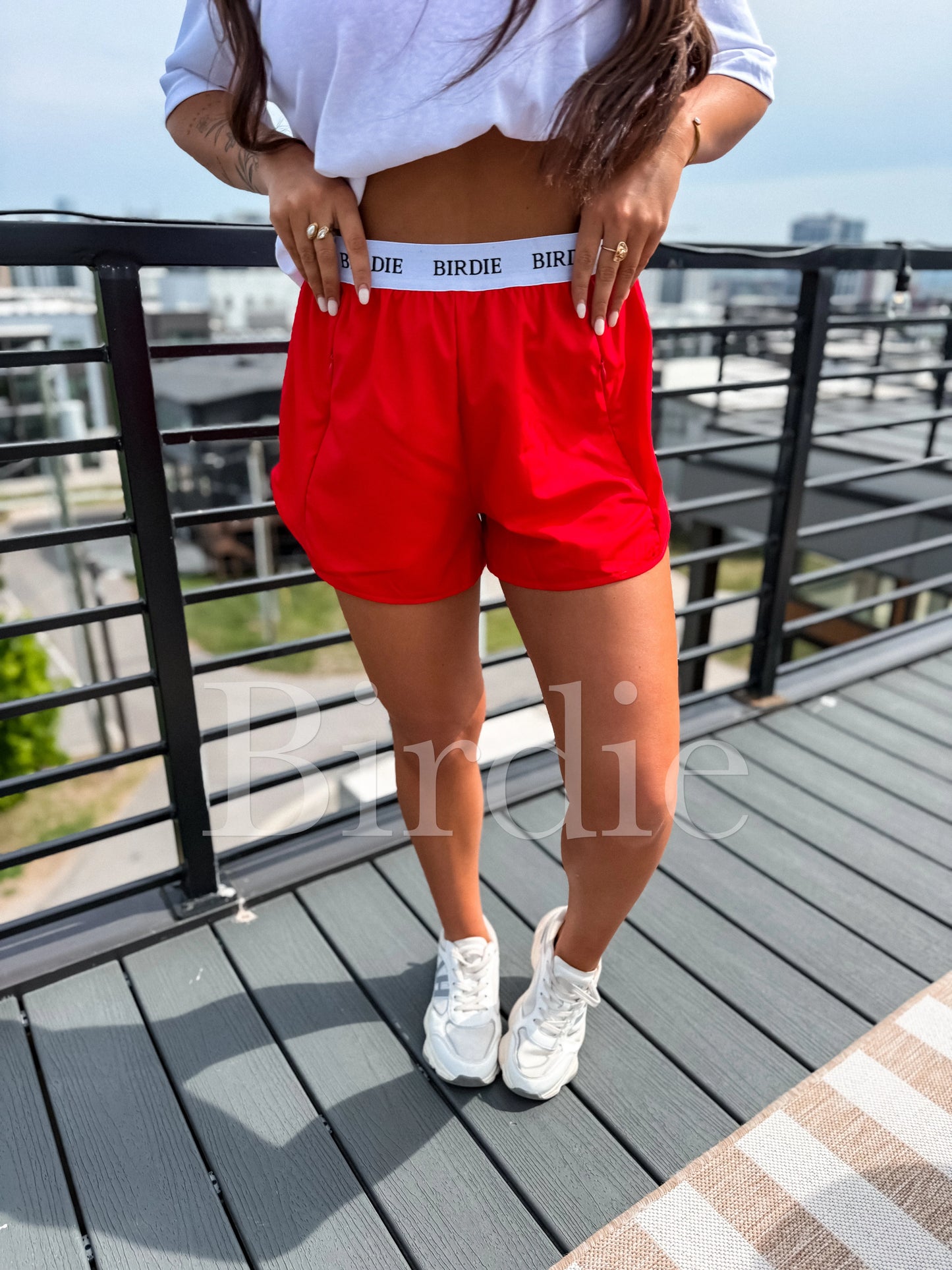 RED PERFORMANCE SHORTS