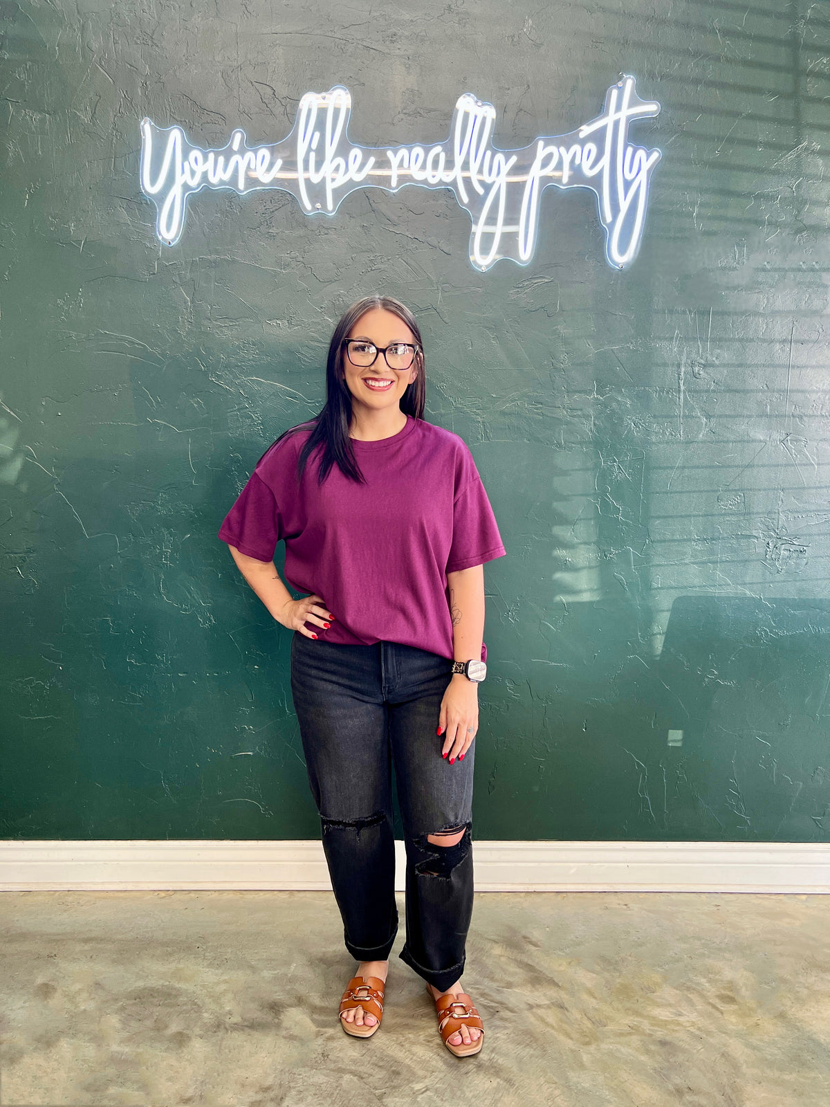 PLUM BOYFRIEND TEE