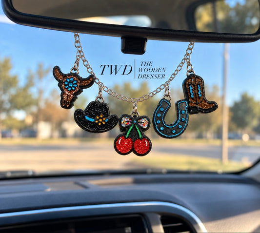 CAR CHARM FRESHIE- RETRO COWBOY