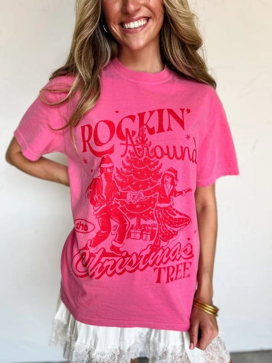 ROCKIN’ AROUND THE CHRISTMAS TREE TEE